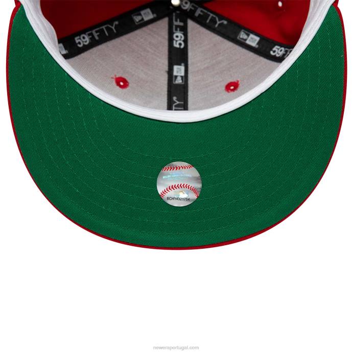 FFTN77 New Era chicago white sox world series boné vermelho 59fifty