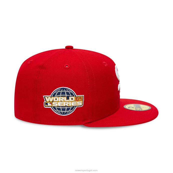 FFTN77 New Era chicago white sox world series boné vermelho 59fifty