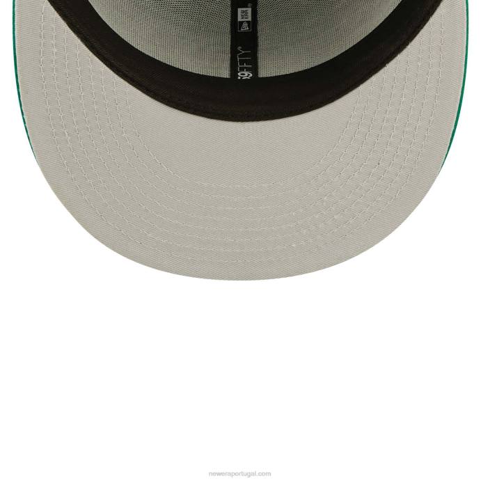 FFTN781 New Era Boné boston celtics teddy verde 59fifty
