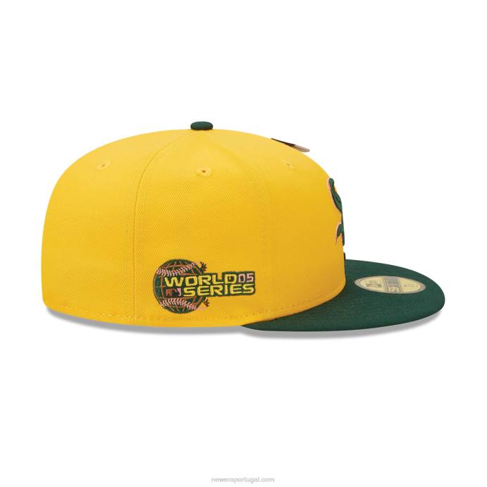 FFTN782 New Era chicago white sox volta às aulas boné amarelo 59fifty