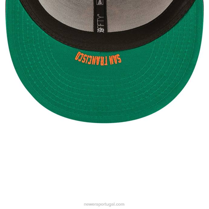 FFTN783 New Era San Francisco Giants MLB Side Split Black Boné 59 Fifty