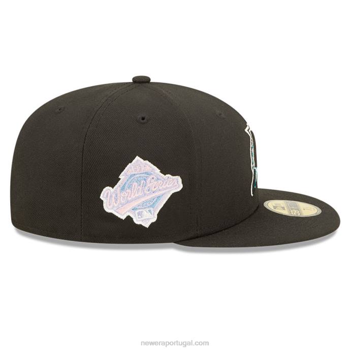 FFTN785 New Era Boné miami marlins mlb pop sweat preto 59fifty