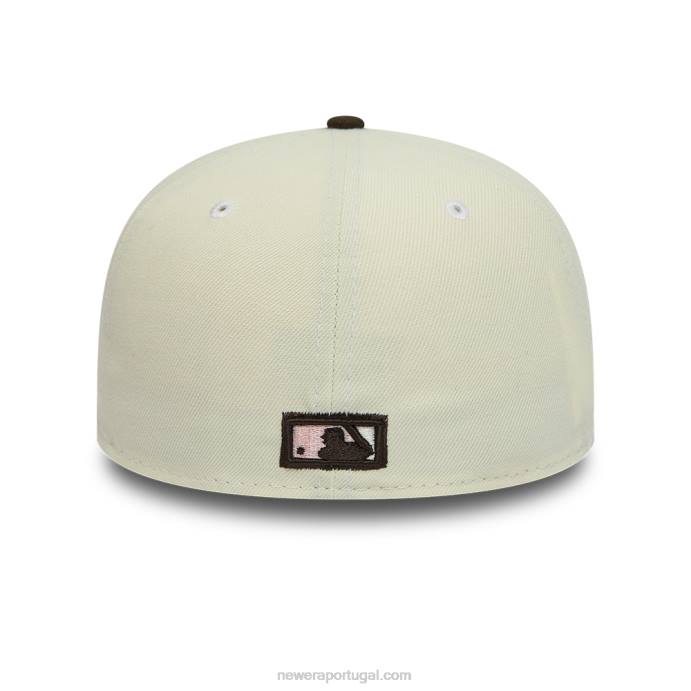 FFTN787 New Era boné branco 59fifty do Detroit Tigers