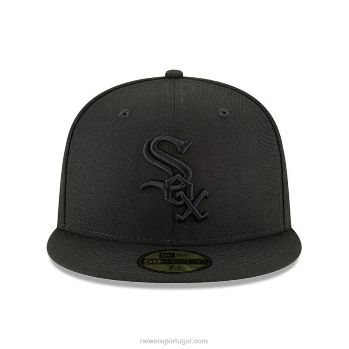 FFTN791 New Era boné chicago white sox mlb basic black 59fifty