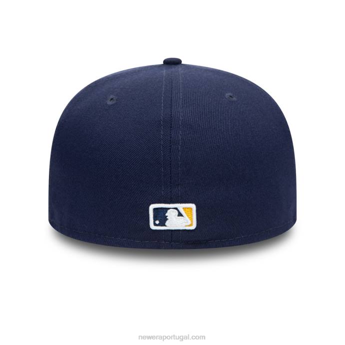 FFTN795 New Era Milwaukee Brewers Ac Perf Navy 59Fifty Cap