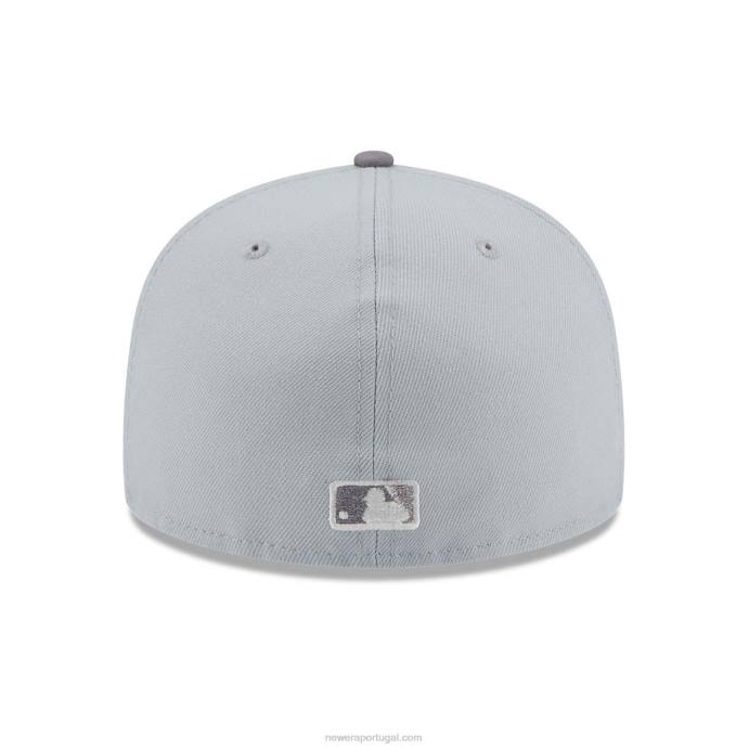FFTN799 New Era boné ajustado cinza 59fifty do aniversário nacional de Washington