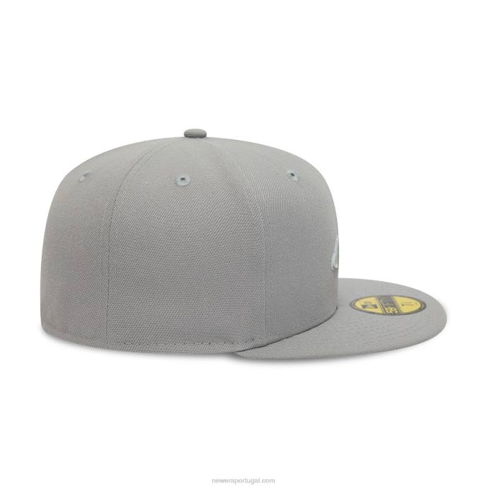 FFTN801 New Era boné justo 59fifty cinza floral