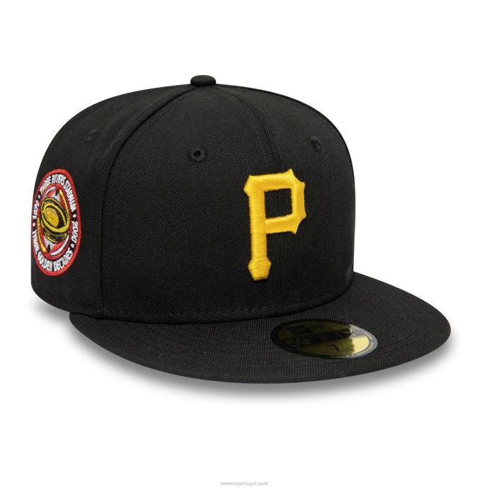 FFTN806 New Era pittsburgh pirates estádio da liga nacional boné preto 59fifty