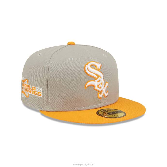 FFTN811 New Era Boné chicago white sox orange soda grey 59fifty