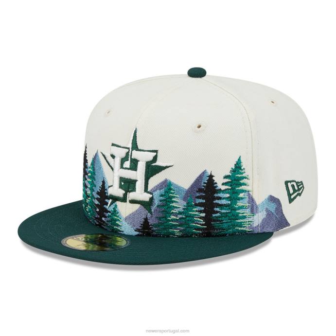 FFTN81 New Era houston astros ao ar livre branco 59fifty equipado