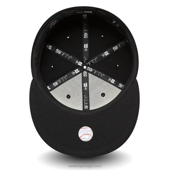 FFTN820 New Era chicago white sox repreve boné preto 59fifty