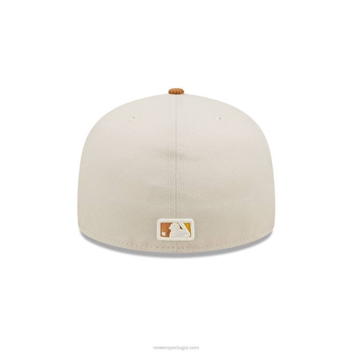 FFTN826 New Era new york yankees viseira de cordão de pedra 59fifty boné ajustado