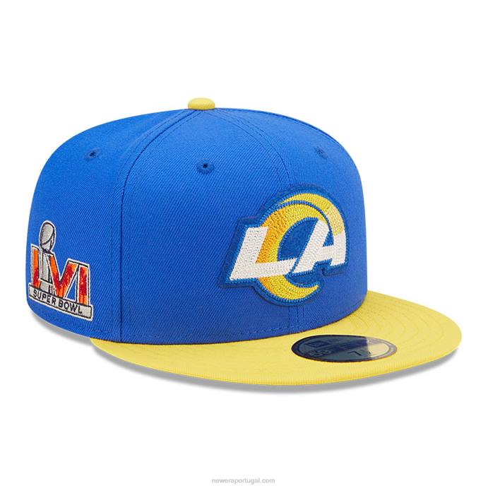 FFTN827 New Era boné la rams ne letterman azul 59fifty