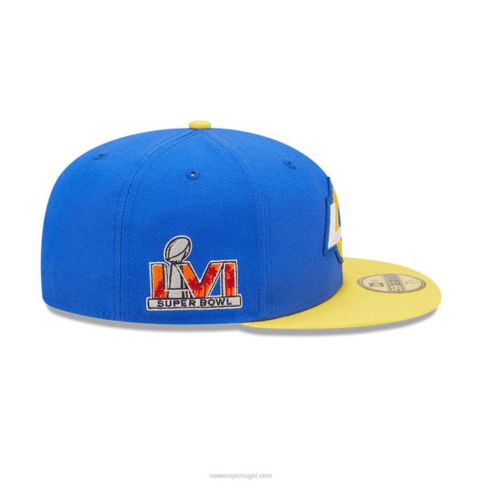 FFTN827 New Era boné la rams ne letterman azul 59fifty