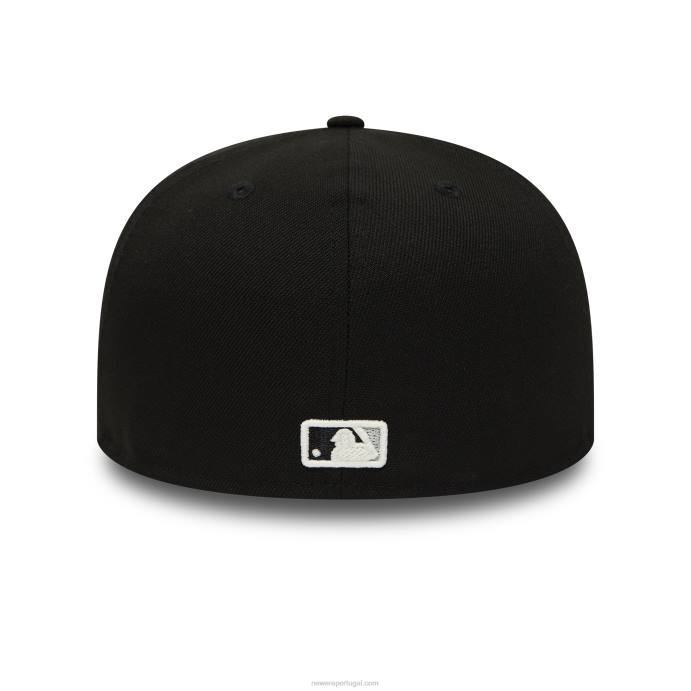 FFTN828 New Era chicago white sox brilha no escuro boné preto 59fifty