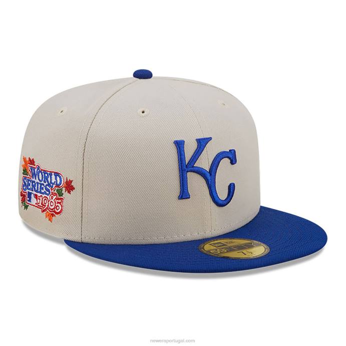 FFTN830 New Era Boné kansas city royals fall clássico branco 59fifty
