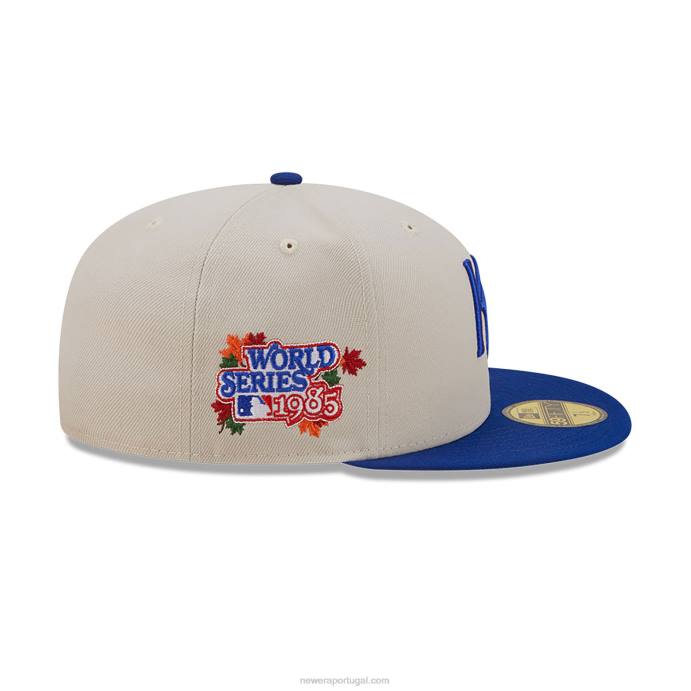 FFTN830 New Era Boné kansas city royals fall clássico branco 59fifty