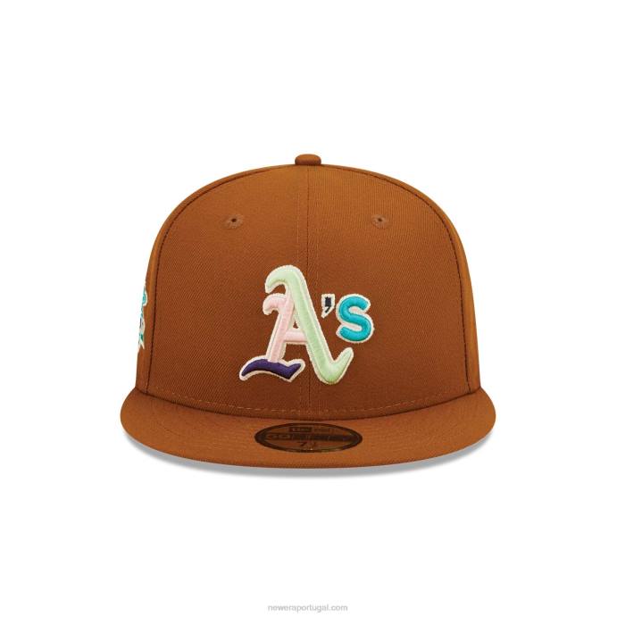 FFTN836 New Era Boné Oakland Athletics vintage floral 59fifty