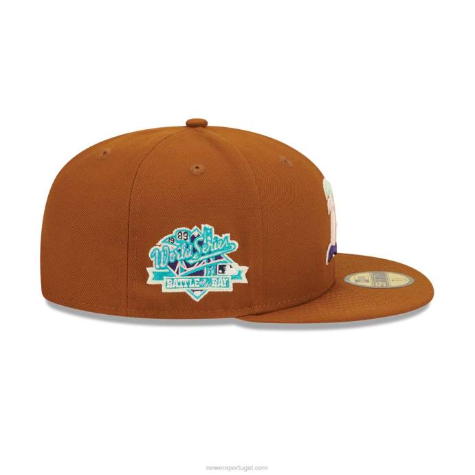 FFTN836 New Era Boné Oakland Athletics vintage floral 59fifty