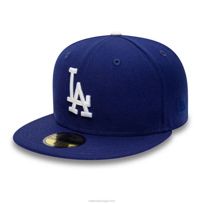 FFTN83 New Era boné la dodgers premium lã azul 59fifty