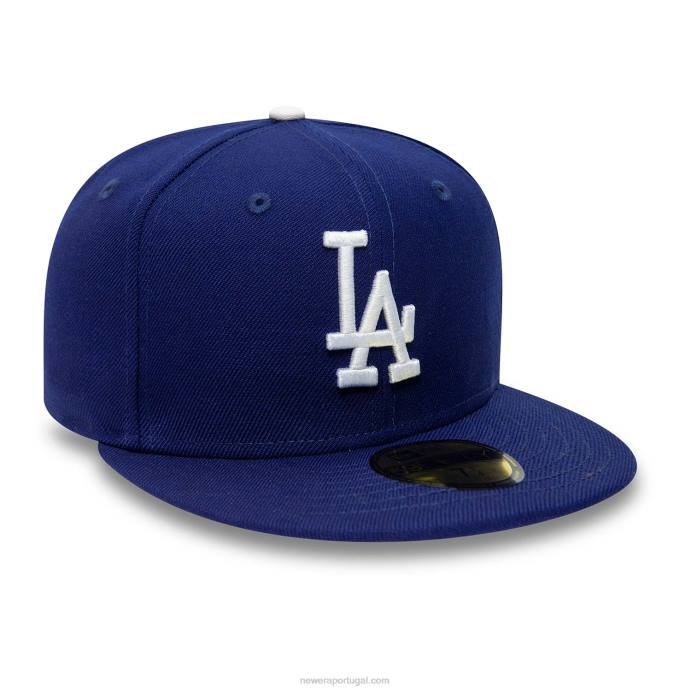 FFTN83 New Era boné la dodgers premium lã azul 59fifty