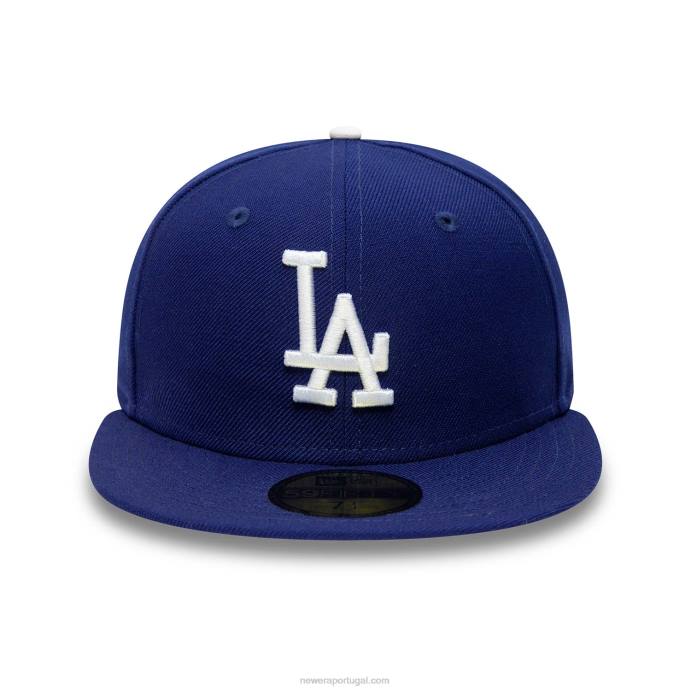 FFTN83 New Era boné la dodgers premium lã azul 59fifty
