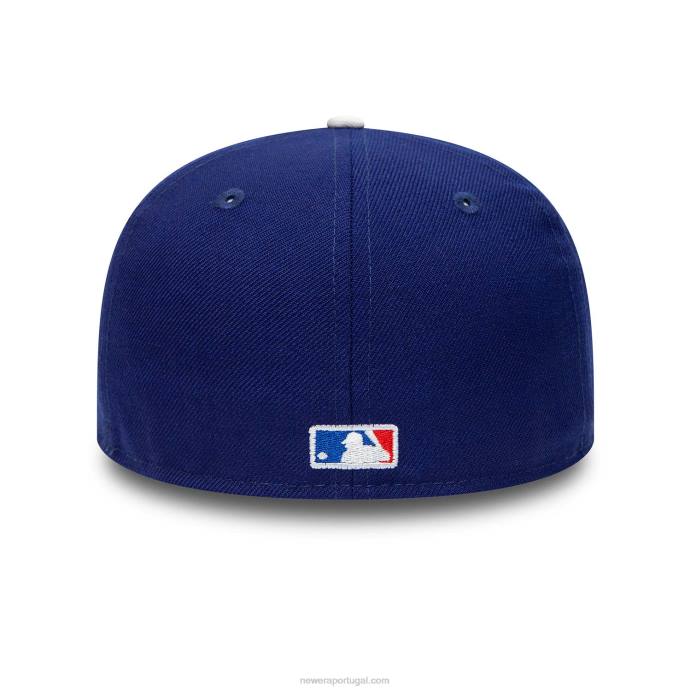 FFTN83 New Era boné la dodgers premium lã azul 59fifty
