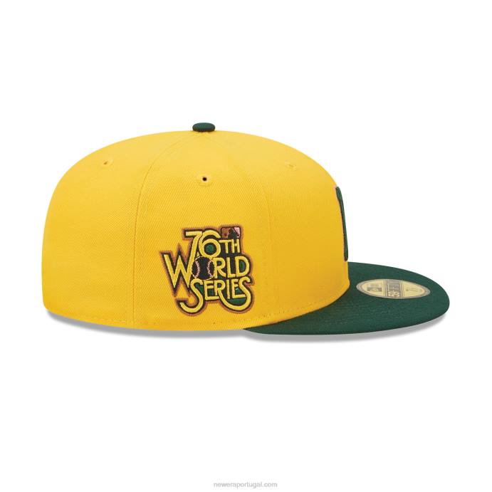 FFTN841 New Era boné amarelo 59fifty de volta às aulas do pittsburgh pirates
