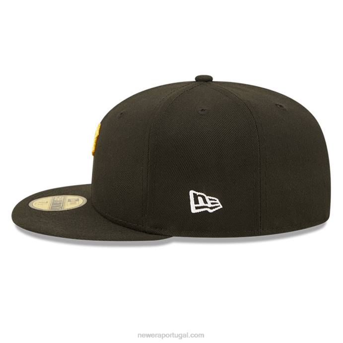 FFTN842 New Era Boné Pittsburgh Pirates MLB Side Split Black 59Fifty