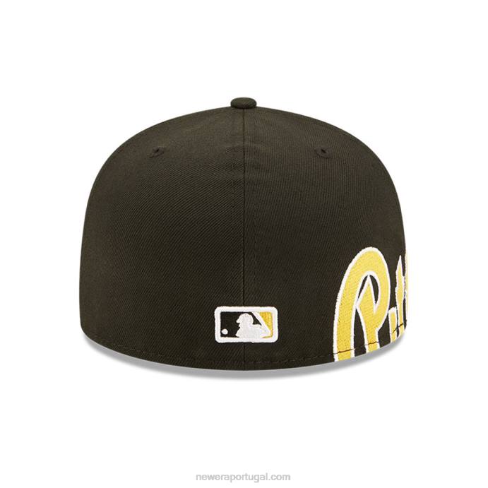 FFTN842 New Era Boné Pittsburgh Pirates MLB Side Split Black 59Fifty