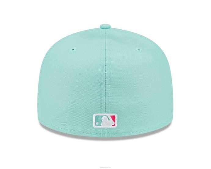 FFTN848 New Era san diego padres mlb city connect teal 59fifty boné ajustado