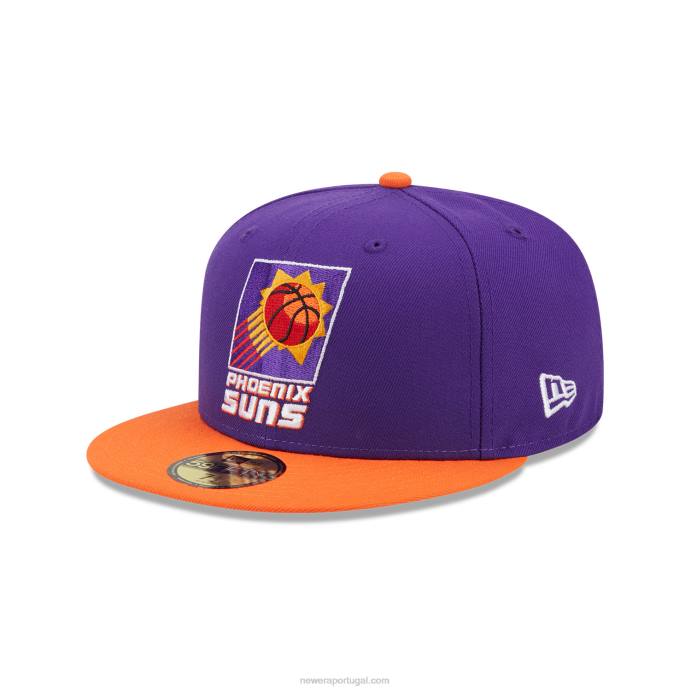 FFTN84 New Era Boné phoenix suns nba clássico roxo 59fifty ajustado