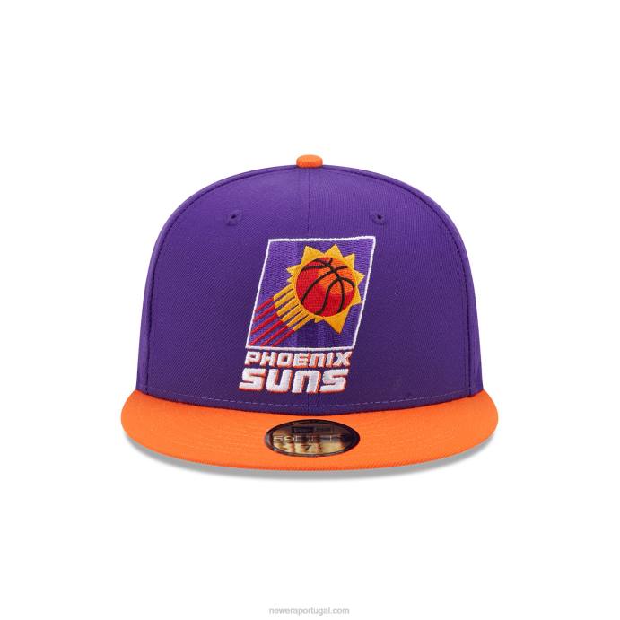 FFTN84 New Era Boné phoenix suns nba clássico roxo 59fifty ajustado