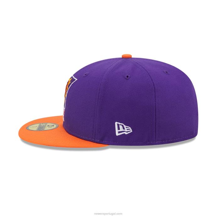 FFTN84 New Era Boné phoenix suns nba clássico roxo 59fifty ajustado