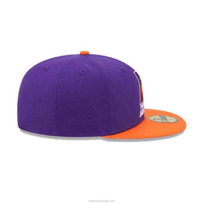 FFTN84 New Era Boné phoenix suns nba clássico roxo 59fifty ajustado
