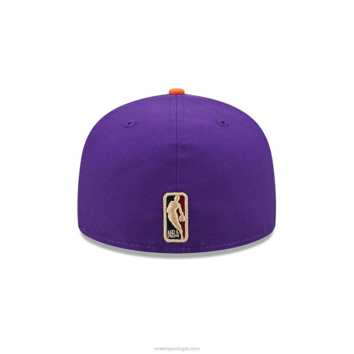 FFTN84 New Era Boné phoenix suns nba clássico roxo 59fifty ajustado