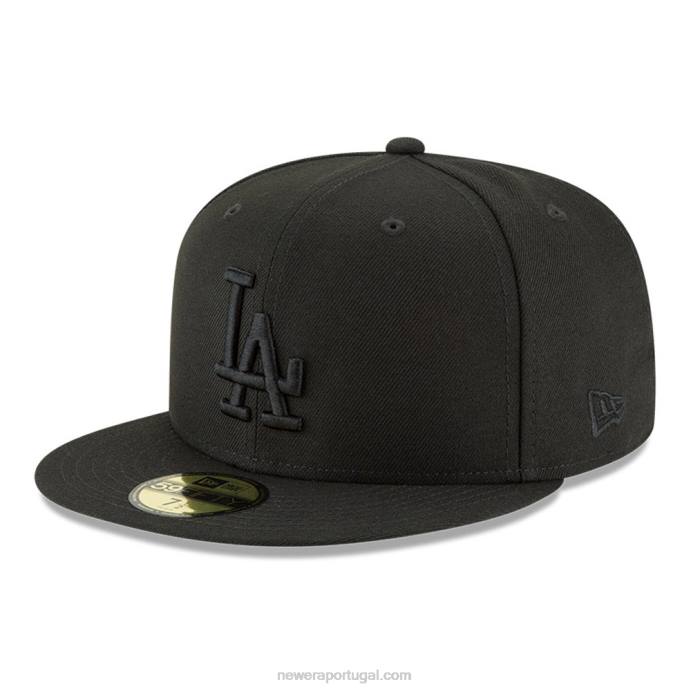 FFTN850 New Era boné justo la dodgers mlb basic preto 59fifty