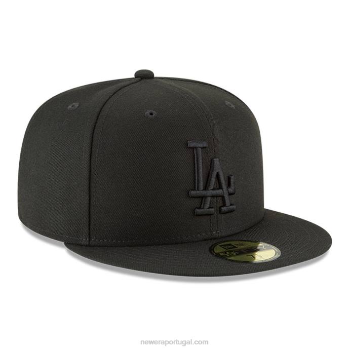 FFTN850 New Era boné justo la dodgers mlb basic preto 59fifty