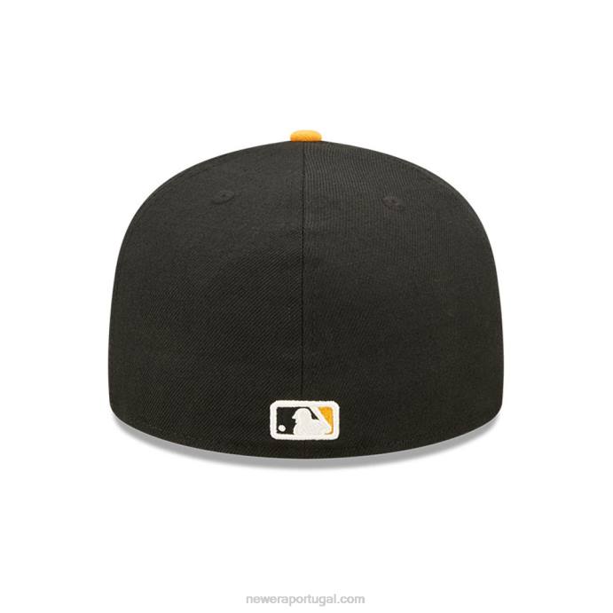 FFTN851 New Era Boné Chicago White Sox Tiger Fill Black 59Fifty