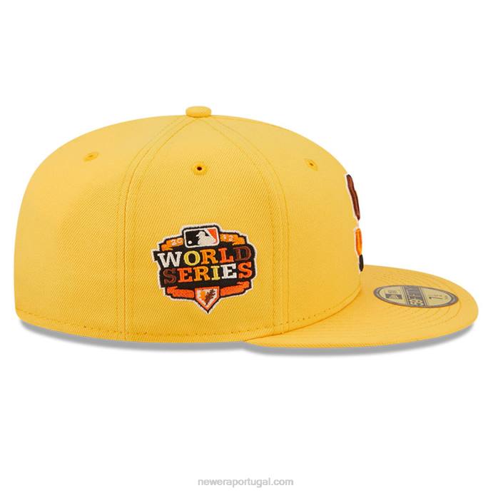 FFTN856 New Era Boné San Francisco Giants MLB Butterfly Yellow 59Fifty