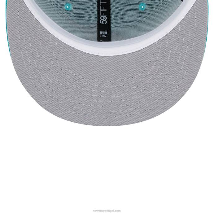 FFTN857 New Era Boné miami marlins tritone team azul 59fifty