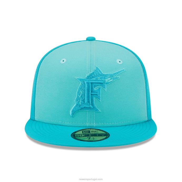 FFTN857 New Era Boné miami marlins tritone team azul 59fifty