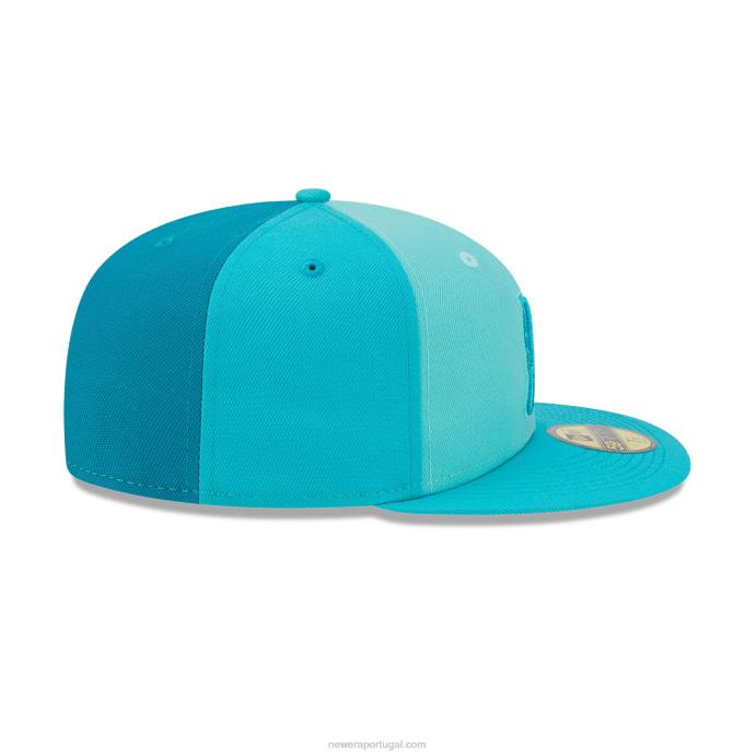 FFTN857 New Era Boné miami marlins tritone team azul 59fifty