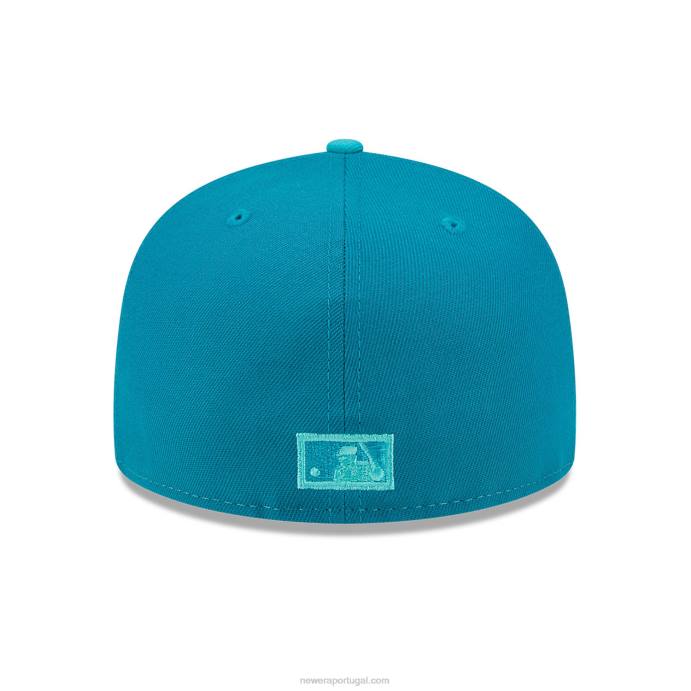 FFTN857 New Era Boné miami marlins tritone team azul 59fifty