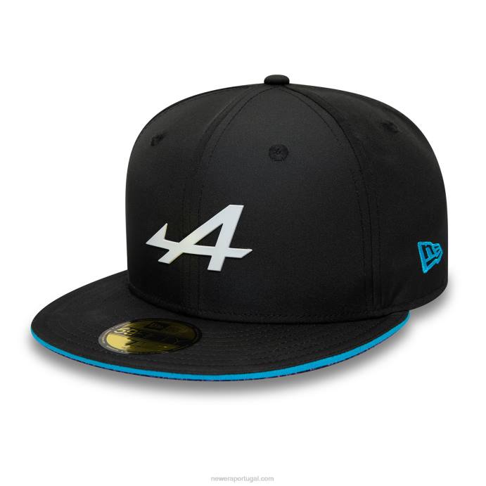 FFTN861 New Era Boné Alpine Team Black 59Fifty