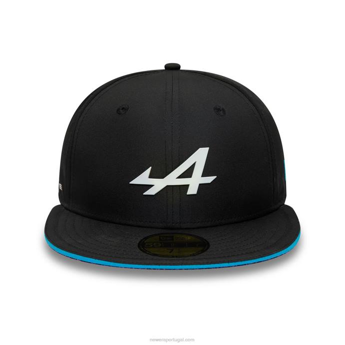 FFTN861 New Era Boné Alpine Team Black 59Fifty