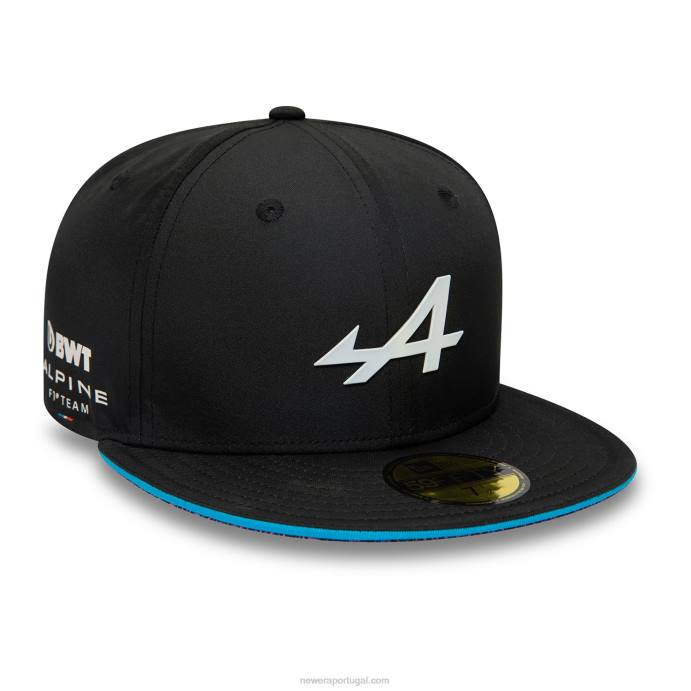 FFTN861 New Era Boné Alpine Team Black 59Fifty