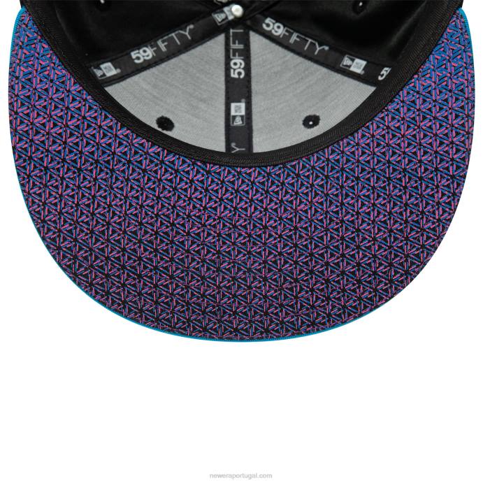 FFTN861 New Era Boné Alpine Team Black 59Fifty