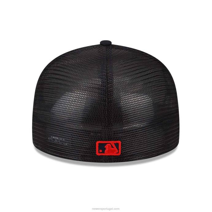 FFTN862 New Era Boné Atlanta Braves MLB Spring Training Azul 59Fifty