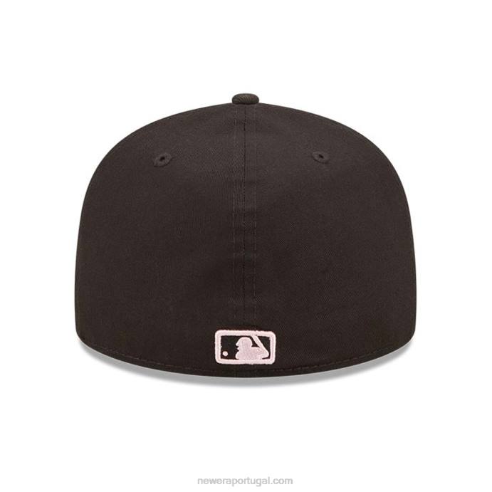 FFTN864 New Era Boné New York Yankees League Essential Preto 59Fifty
